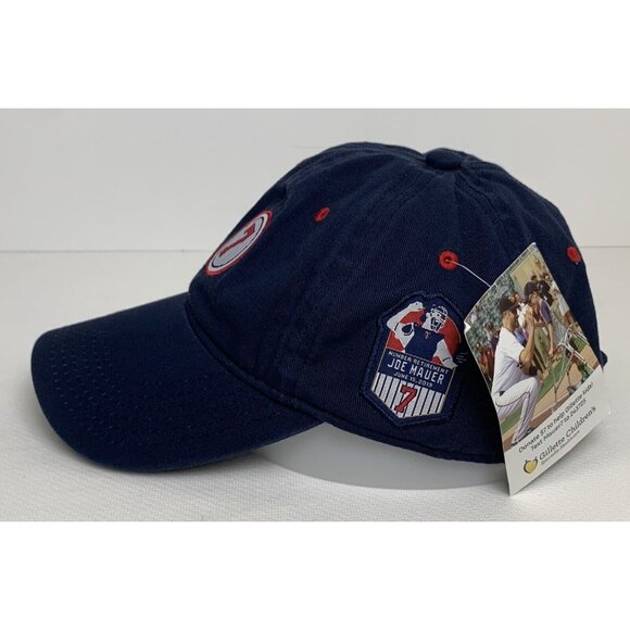 Joe Mauer Retirement Navy Baseball Hat 2019 Snapback Adjustable Tribute Cap NEW - Picture 2 of 12